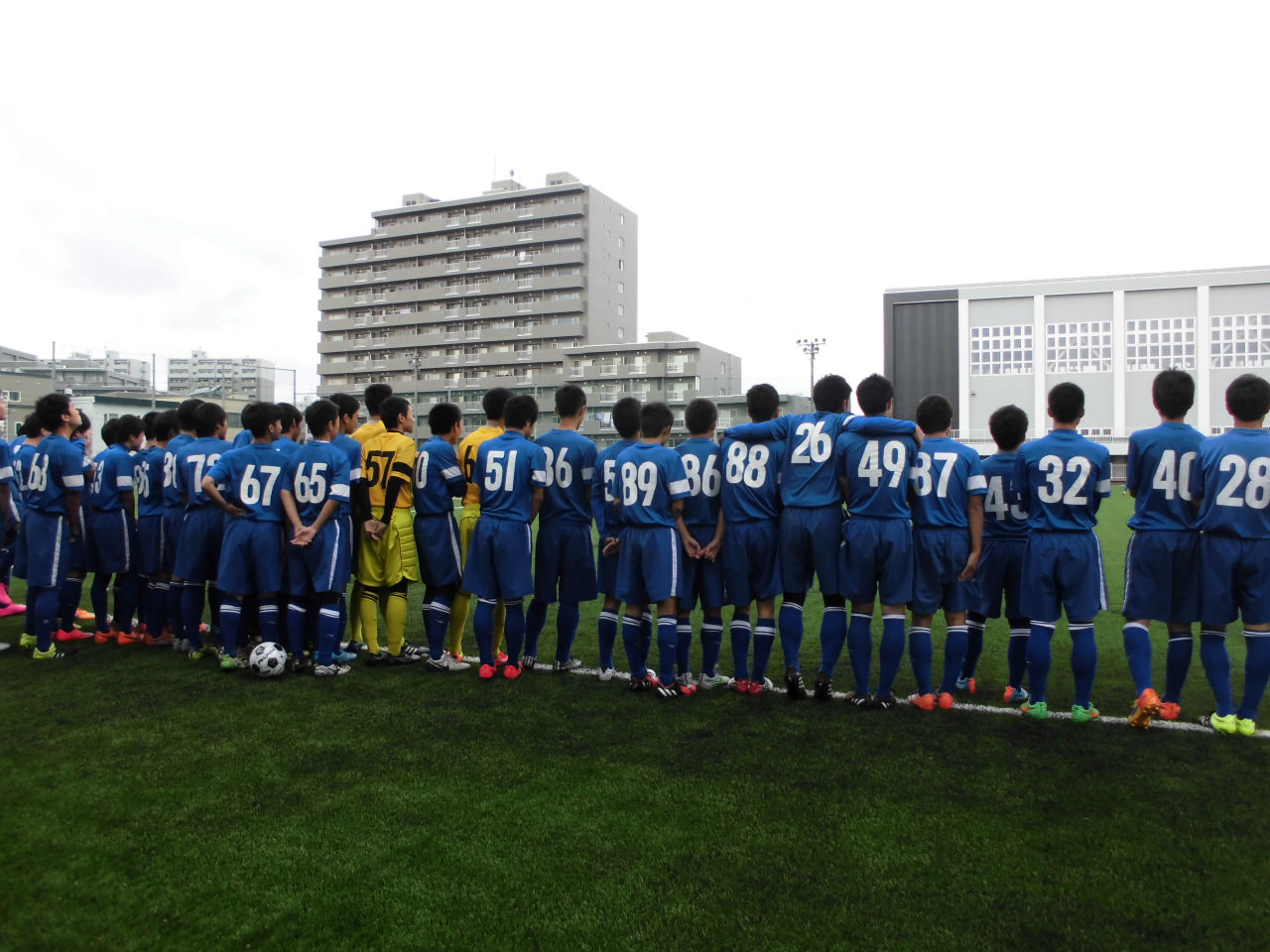 学校法人希望学園 札幌第一高等学校 新サッカー人工芝グラウンド竣工記念 グラウンド開き 15 10 12