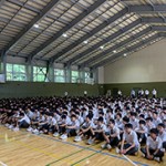 ２学期始業式が行われました